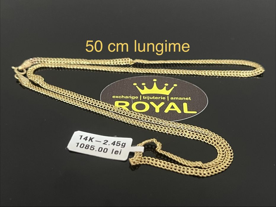 Bijuteria Royal CB : Lant aur 14K 585  2,45 grame