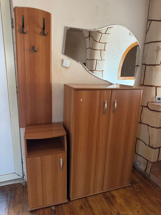 Mobilă hol / pantofar cu oglindă