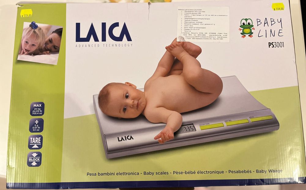 Кантар за бебе Laica
