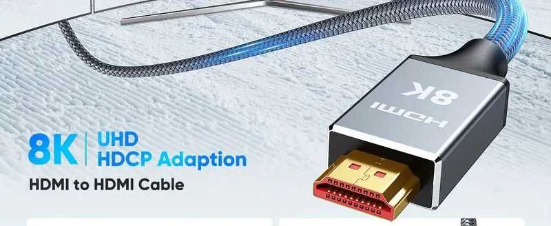 HDMI 2.1b 48Gbps, Кабел "FPS MAX" JUSTLINK* HDTV 2.1b 8K/60Hz-4K/144Hz