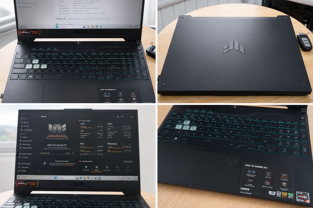 Геймърски лаптоп Asus Tuf Gaming A15  FA507RM-HN082