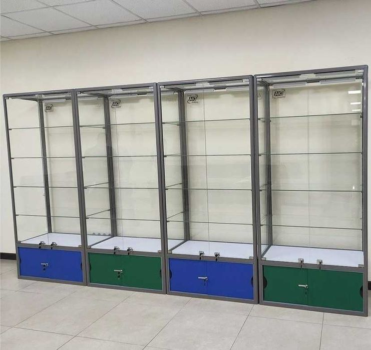 Прилавок витрина, стеклянная, metal oynaly vitrina va prilavkalar