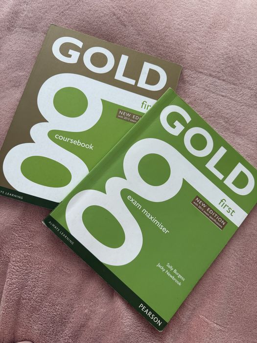 Gold Coursebook /Gold exam maximiser учебник по английски