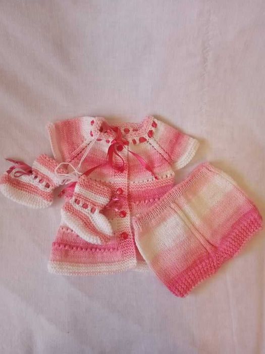 Ръчно плетени бебешки комплекти - НОВИ!