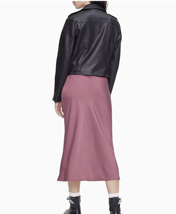 Кожаная куртка косуха Calvin Klein