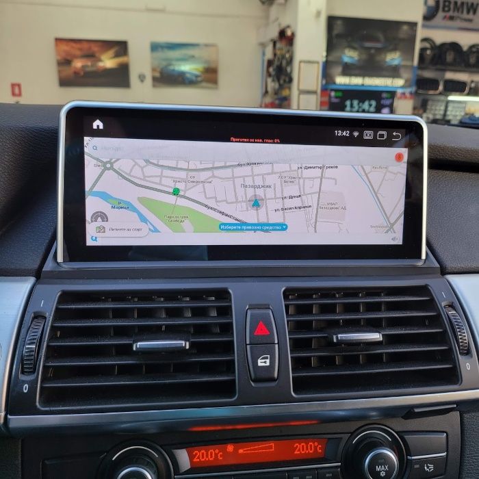 Навигация Android 14 128GB BMW X5 X6 E70 E71 БМВ Е70 Е71 Андроид