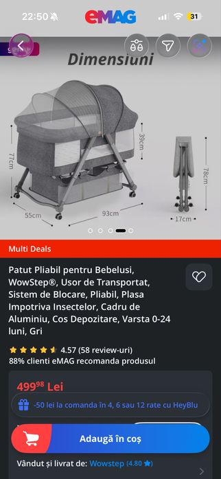 Patut pliabil bebelus