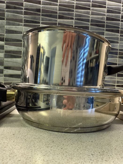 Oale Inox cu fund dublu