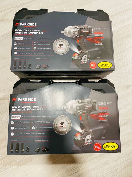 Гайковерт Parkside 1898n със зарядно и батерия