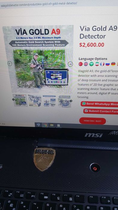 детектор със 3 режима на работа 2D скан, ясна дискриминация 3 режима