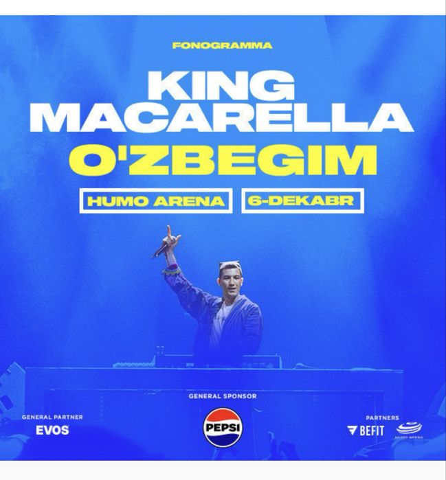 HUMO AreNA 6 Dekabr KING MACARELLA konsert