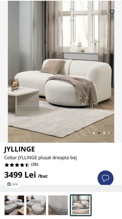 Canapea  coltar Jysk