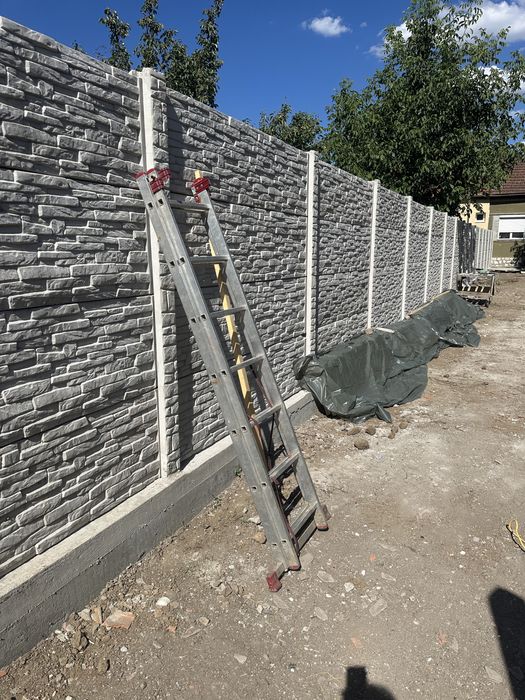 Gard beton placi si stalpi