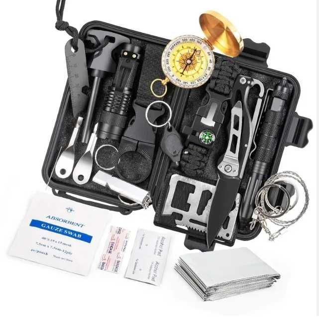 Kit Supravietuire/Camping 18 piese practice