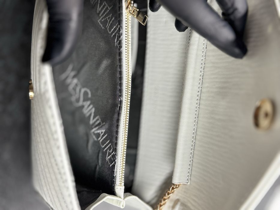 Sa*nt La*rent черна и бяла чанта