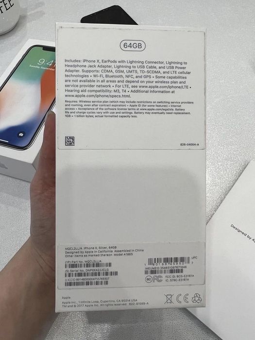 iPhone X 64 GB Silver