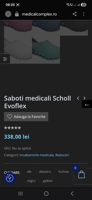 Saboți scholl unisex