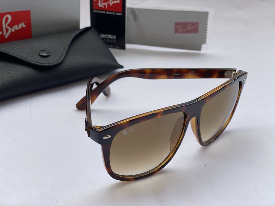 Ochelari de soare Ray Ban 4147 Boyfriend Noi