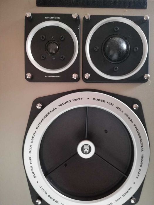 Set Boxe GRUNDIG Box 2500A - 4 cai/120 watt/4 Ohm/Impecabile/RFG