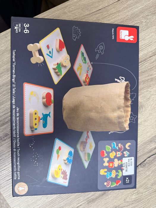 Viga дървена игра рибки, Janod дървена игра, дървени пъзели