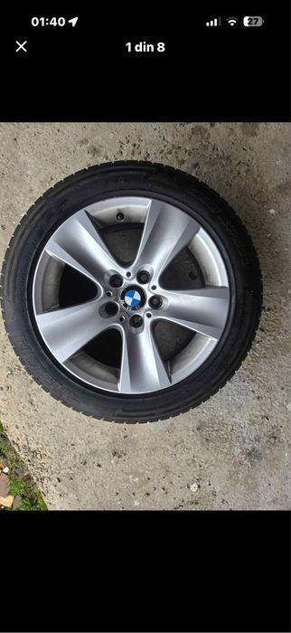 Jante r17 originale BMW cu cauciucuri iarna dot 2023 stare foarte bună