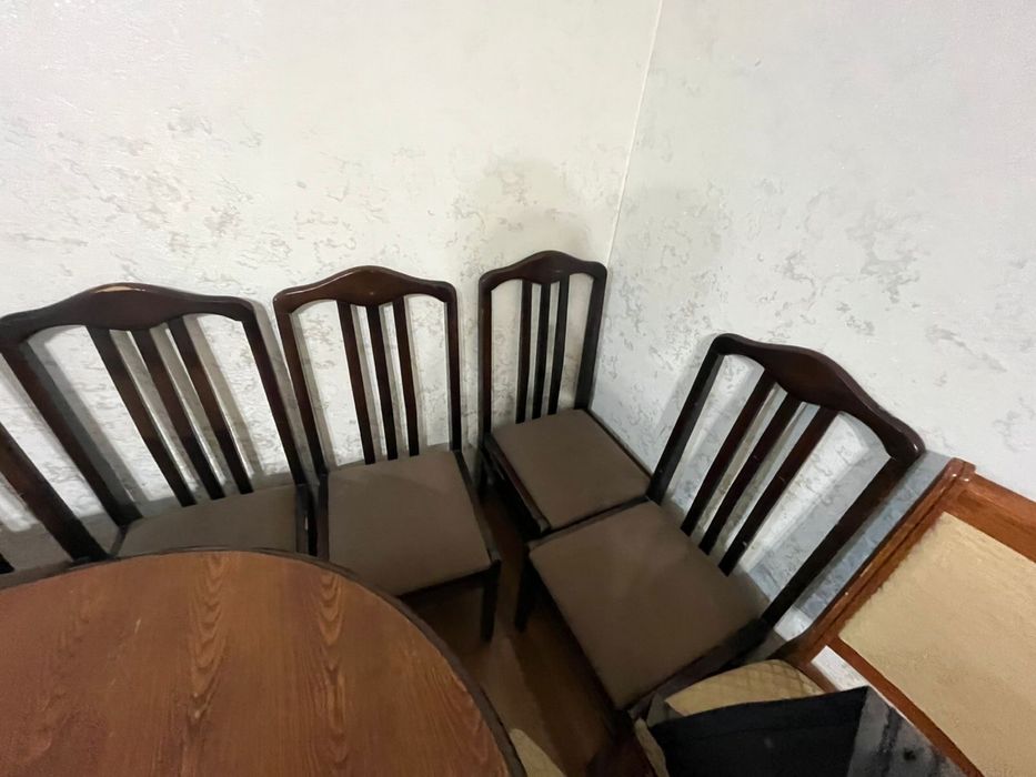 стол трансформер со стульями