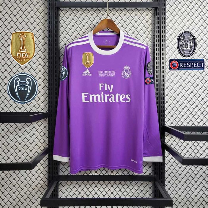 Tricou cu Mânecă Lungă Third Kit 16/17 Retro - Ronaldo 7 Fan Version