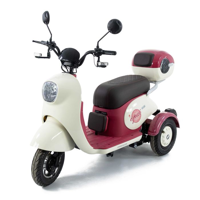 Triciclu Electric Baterii Pb-acid 60V/20Ah; Putere motor 500W/48V