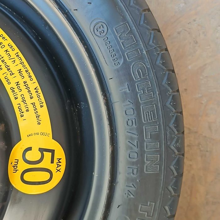 Vănd Roată de rezervă ingusta R14 - 4 x 100- Peugeot, Toyota, Suzuki