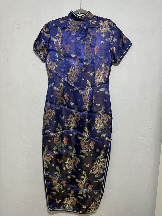 Платье женское синее