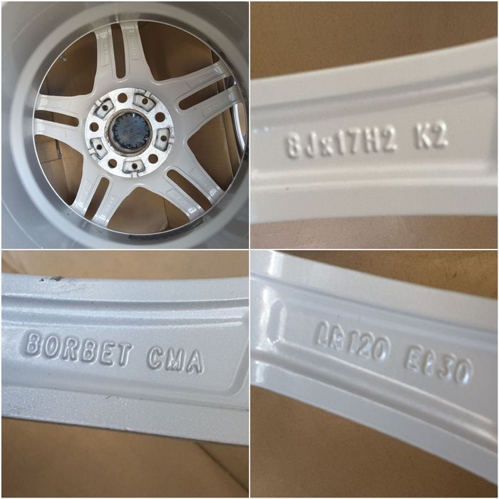 jante aliaj 17; 5x120; Bmw seria 3, 4, f30, f31, f36, X3 f25, X1 E84