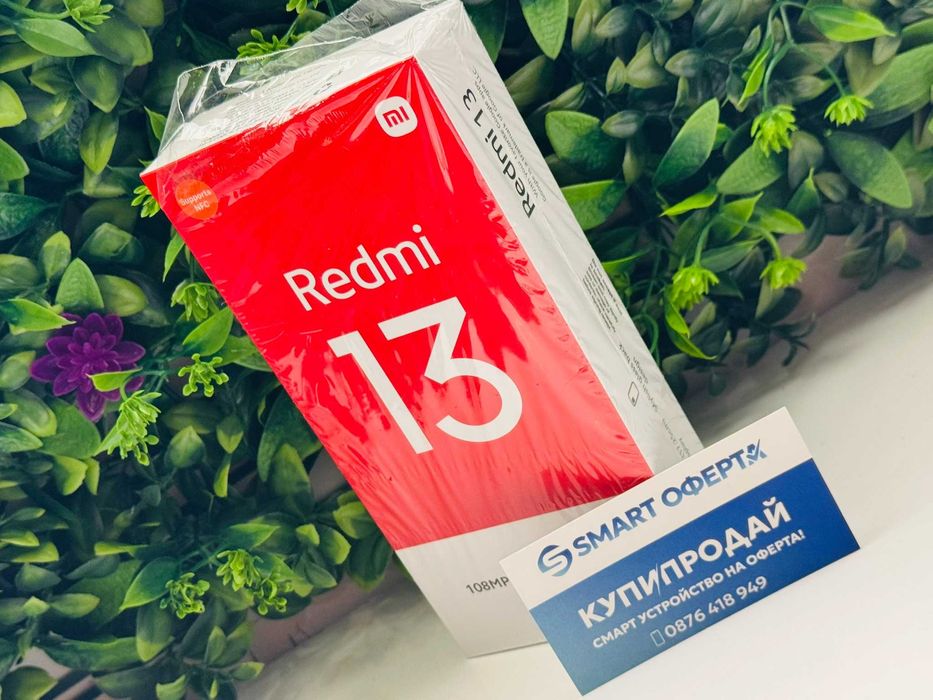 ! НоВо ! Xiaomi Redmi 13 128GB Midnight Black 3г Гаранция
