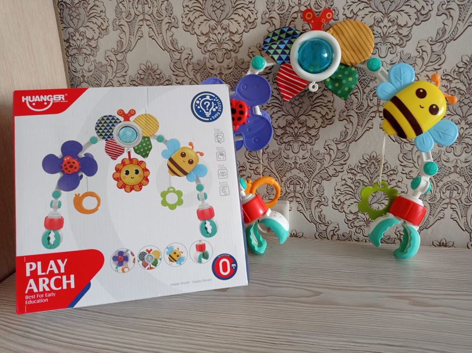 Музыкальный коврик и развивающая дуга