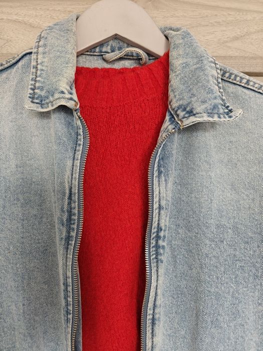 Дамско дънково яке CROPP