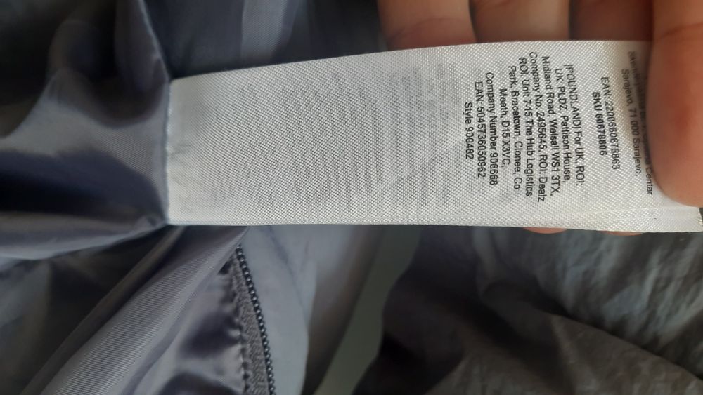 Geaca puffer parka cu gluga fetițe mărime 168 sau S