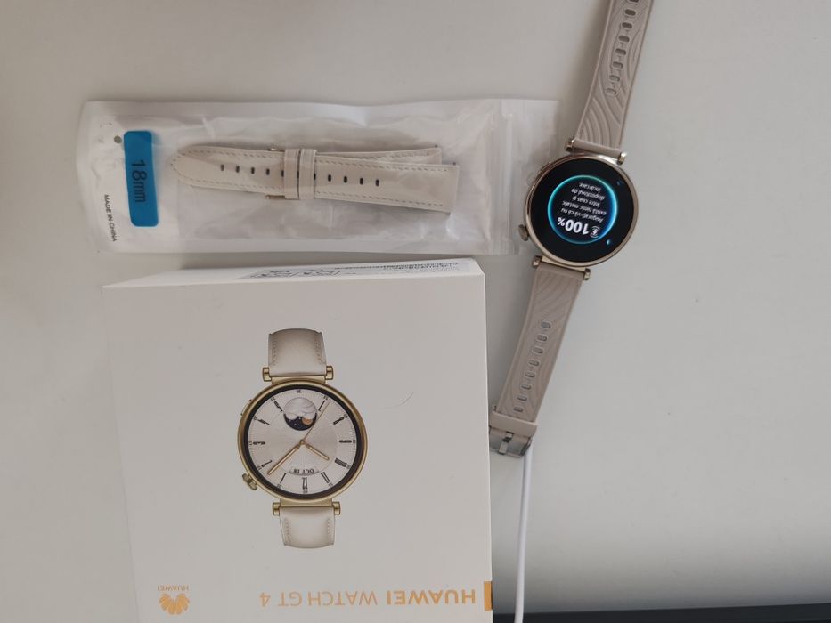 Smartwatch Huawei Watch GT 4, 41mm, White full box, impecabil