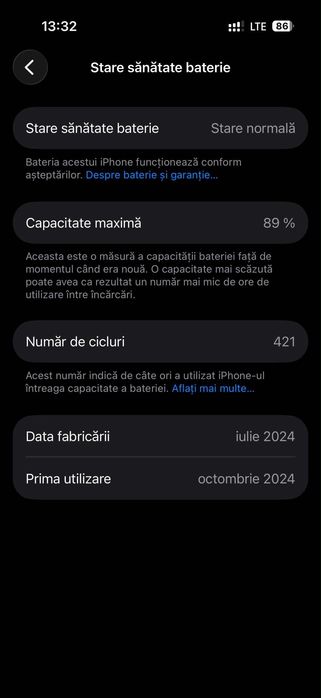 Iphone 16 pro auriu