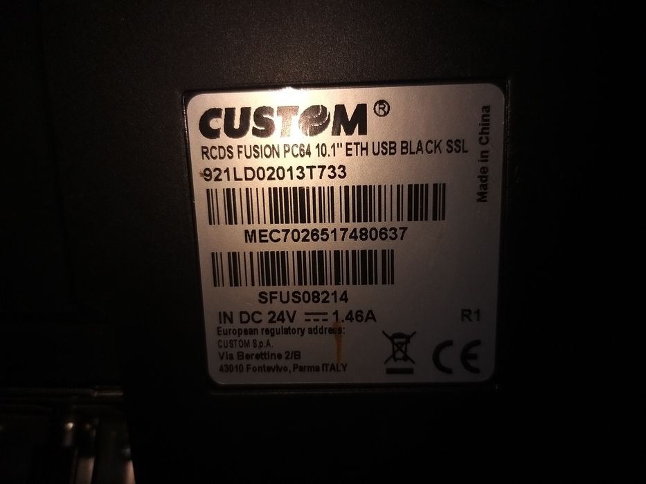 Casa fiscala de marcat model CUSTOM PCDS FUSION PC64 + POS GLOVO
