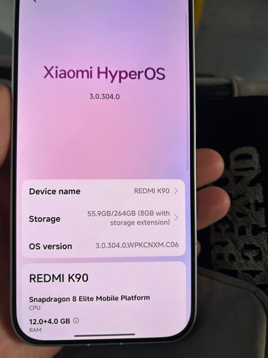 Redmi k90/идеал,фул кп 12/256