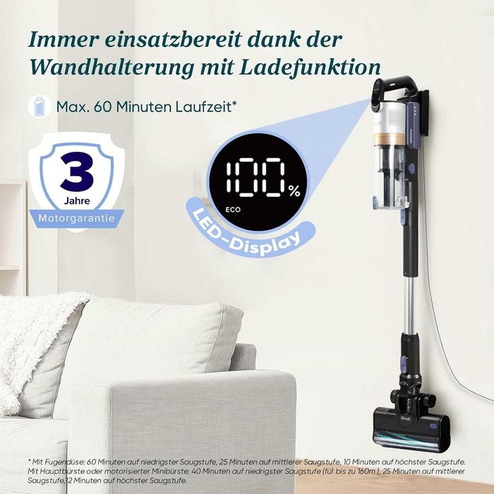 Вертикална прахосмукачка Levoit LVAC-300DE, За Домашни Любимци