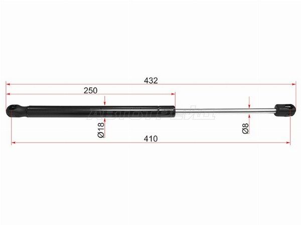 Амортизатор капота Ssangyong Kyron
