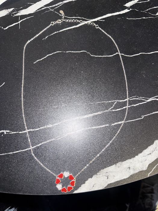 Сребърно колие Swan pearls/Гердан