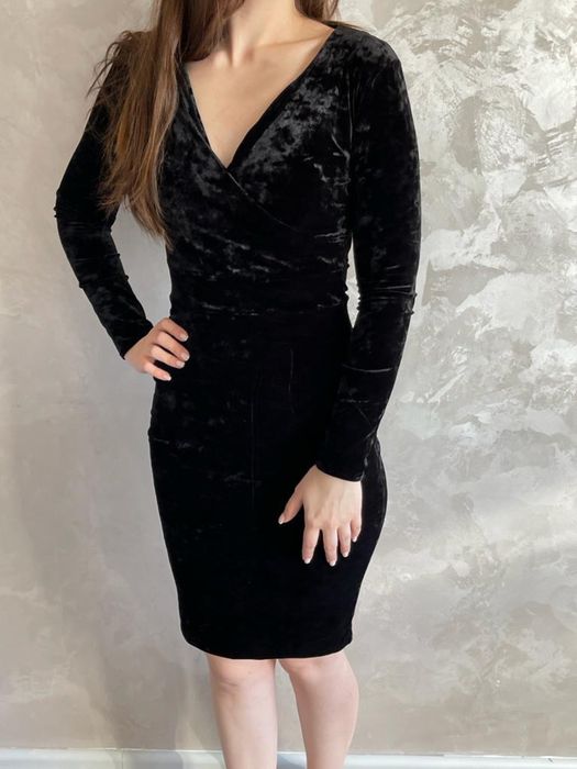 Платье велюр