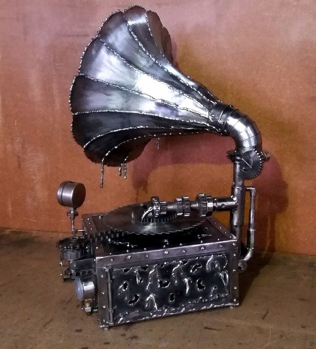 Декоративный светильник стимпанк.