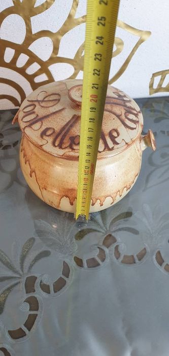 Vas ceramic glazurat