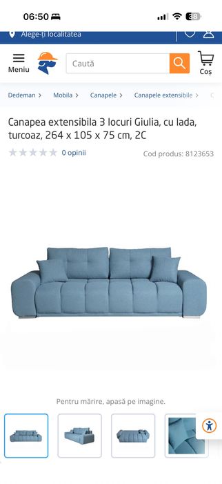 Canapea extensibila