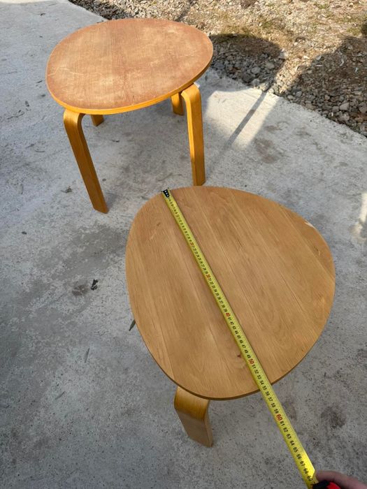 Люлеещ се стол с две  масички