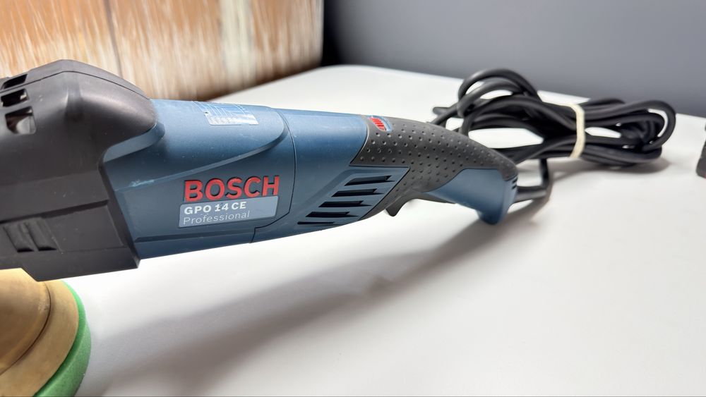 Mașină/flex electrică de lustruit/polișat/polish BOSCH PROFESSIONAL GPO 14 CE,stare foarte bună, burete inclus