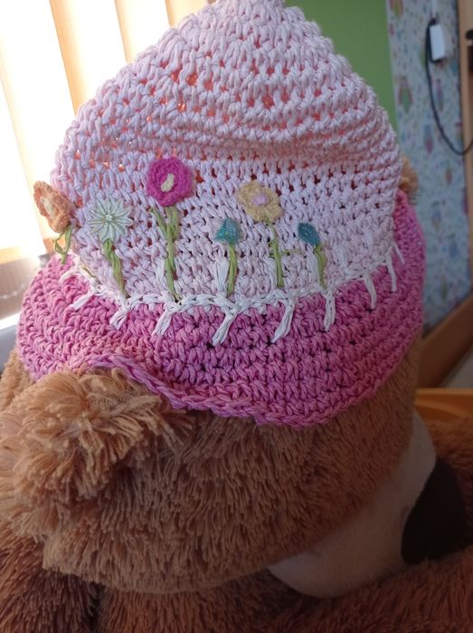 Сламена детска шапка 2 бр