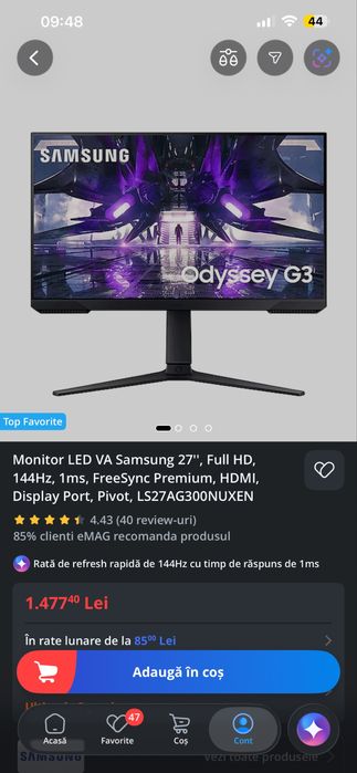 Monitor Samsung 27"